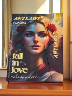 Sale ANYLADY Kompaktowa paletka do makijażu - cienie, konturowanie, usta- 32 odcienie Oczy