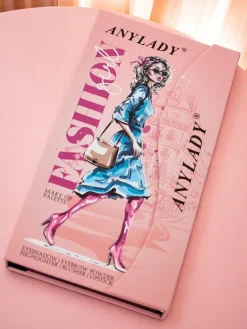 Best ANYLADY Kompaktowa paletka do makijażu - cienie, konturowanie, usta- 33 odcienie Oczy