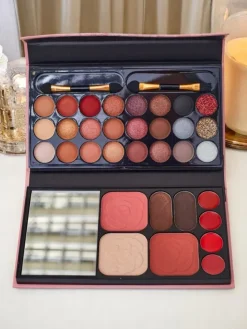 Best ANYLADY Kompaktowa paletka do makijażu - cienie, konturowanie, usta- 33 odcienie Oczy