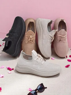 Clearance Aurelia Bianca – białe damskie sneakersy na płaskiej podeszwie Damskie Ugc|Sportowe