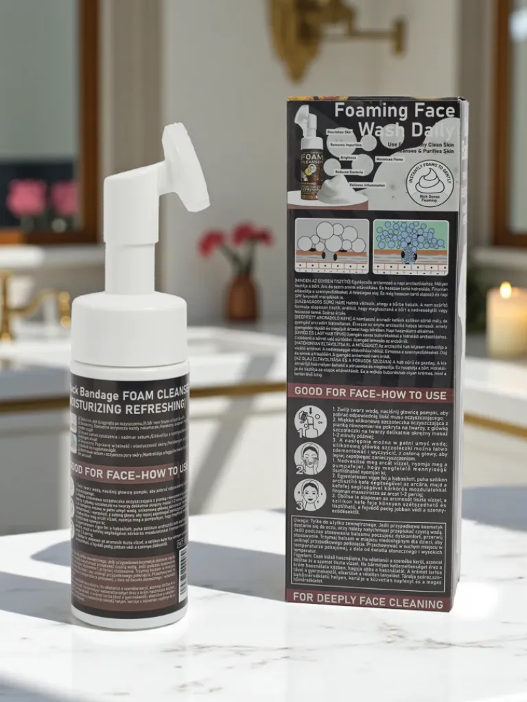 Aurelia Black Bandage Pianka do Mycia Twarzy 150 ml - Nawilzajaca Twarz