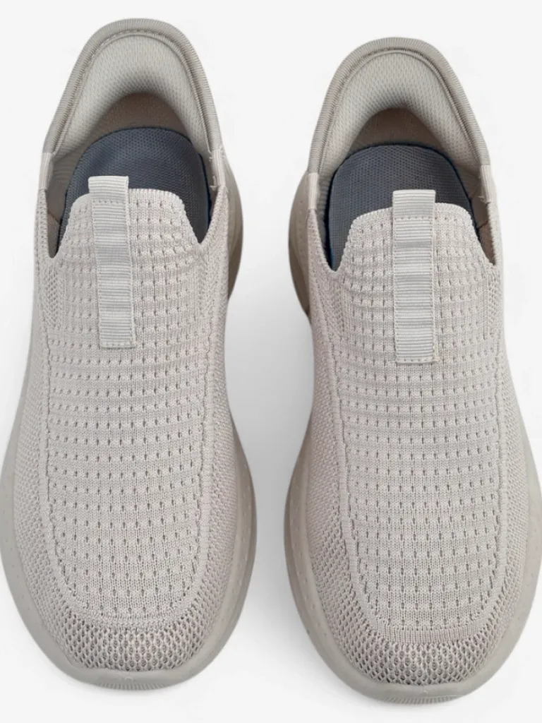 Sale Aurelia Comfort Beżowe Slip On Damskie Buty z Tkaniny Na Płaskim Obcasie Damskie Ugc|Bieganie, Ćwiczenia I Trening