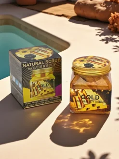 Clearance Aurelia Gold Scrub do twarzy i ciała, odżywczy peeling 300ml Twarz