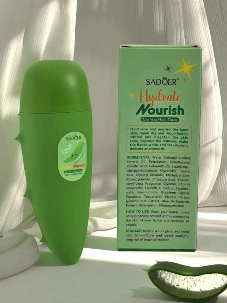 Online Aurelia Hydratia - Krem do rąk Aloe Vera z niacynamidem i kwasem hialuronowym 50g Dłonie