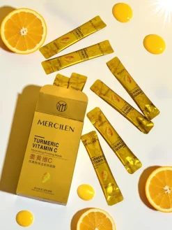 Aurelia Vita Hydrating Maska z Kurkuma i Witaminą C Mercilen 25ml Twarz