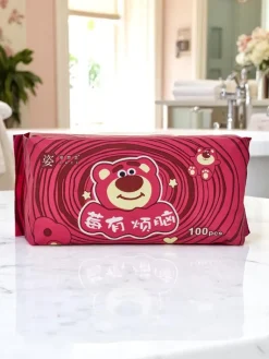 Bawełniane chusteczki nawilżające 100 szt. Artykuły Chemiczne|Higiena I Zdrowie