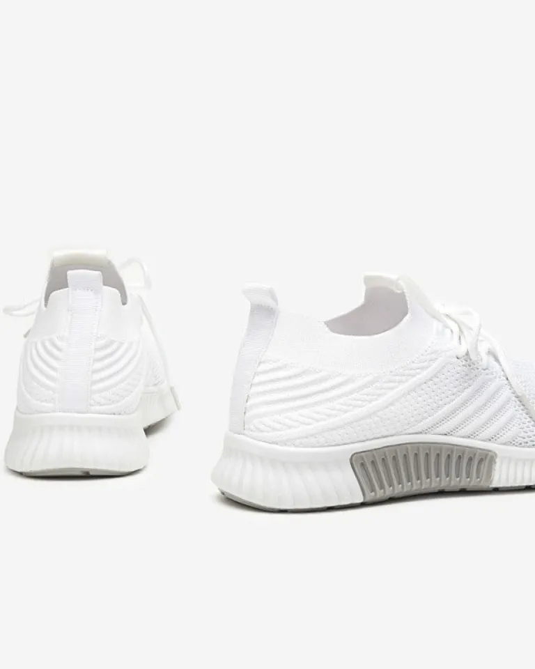 Online Białe damskie buty sportowe Merisal - Obuwie Damskie Bieganie, Ćwiczenia I Trening