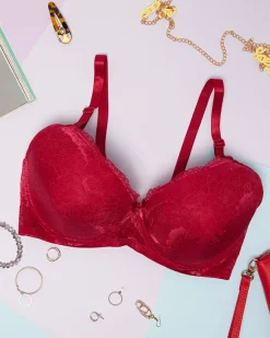 Sale Biustonosz z ozdobną koronką- Bielizna Codzienne