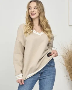 Outlet Bluza damska z ociepleniem w kolorze m- Odzież Bluzy