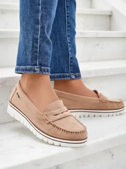 Discount Bottega Elegante Czeka na Ciebie Mokasyny Na Płaskiej Podeszwie