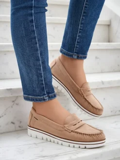 Discount Bottega Elegante Czeka na Ciebie Mokasyny Na Płaskiej Podeszwie