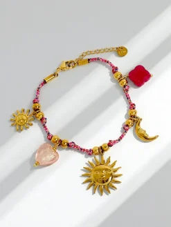 Best Bransoletka Solaria Lunae Aurelia –z charmsami słońce i księżyc Damskie Biżuteria