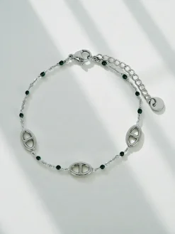 Best Bransoletka srebrna Aurea Clavis z koralikami Damskie Biżuteria