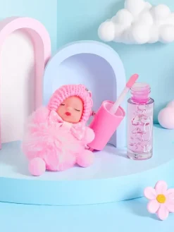 Best Błyszczyk do ust dla dzieci z laleczką Light Pink Usta