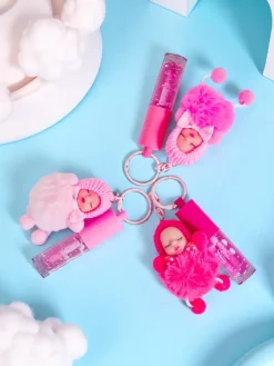 Best Błyszczyk do ust dla dzieci z laleczką Light Pink Usta