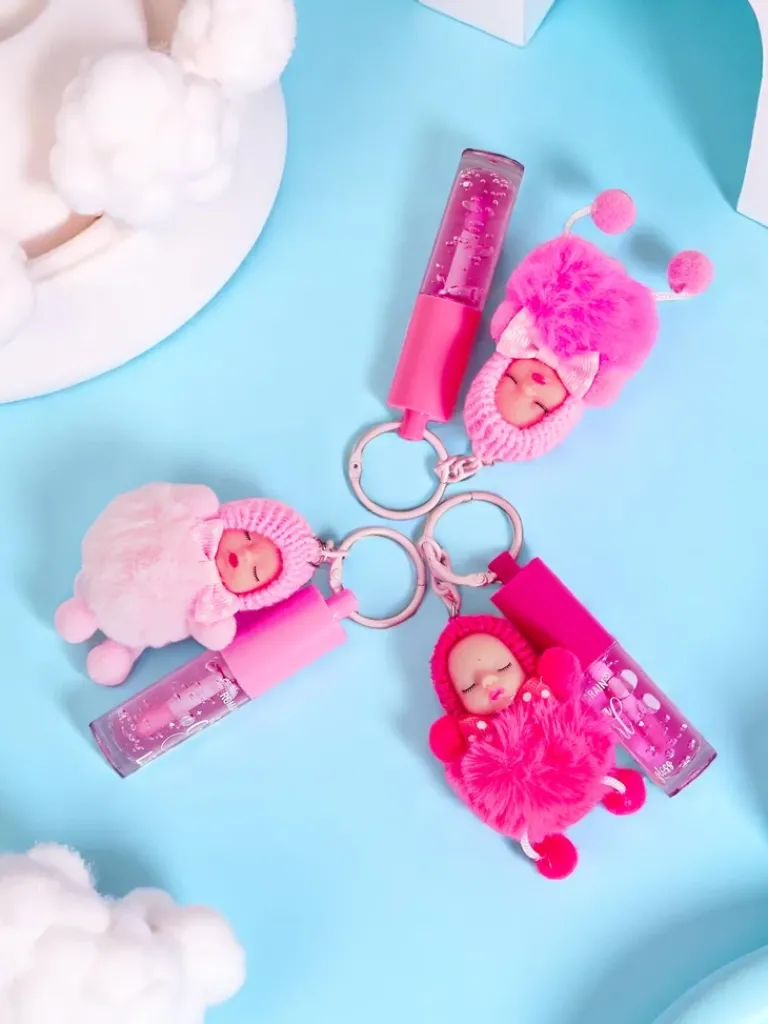 Best Błyszczyk do ust dla dzieci z laleczką Light Pink Usta