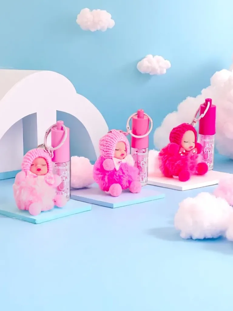 Best Błyszczyk do ust dla dzieci z laleczką Light Pink Usta