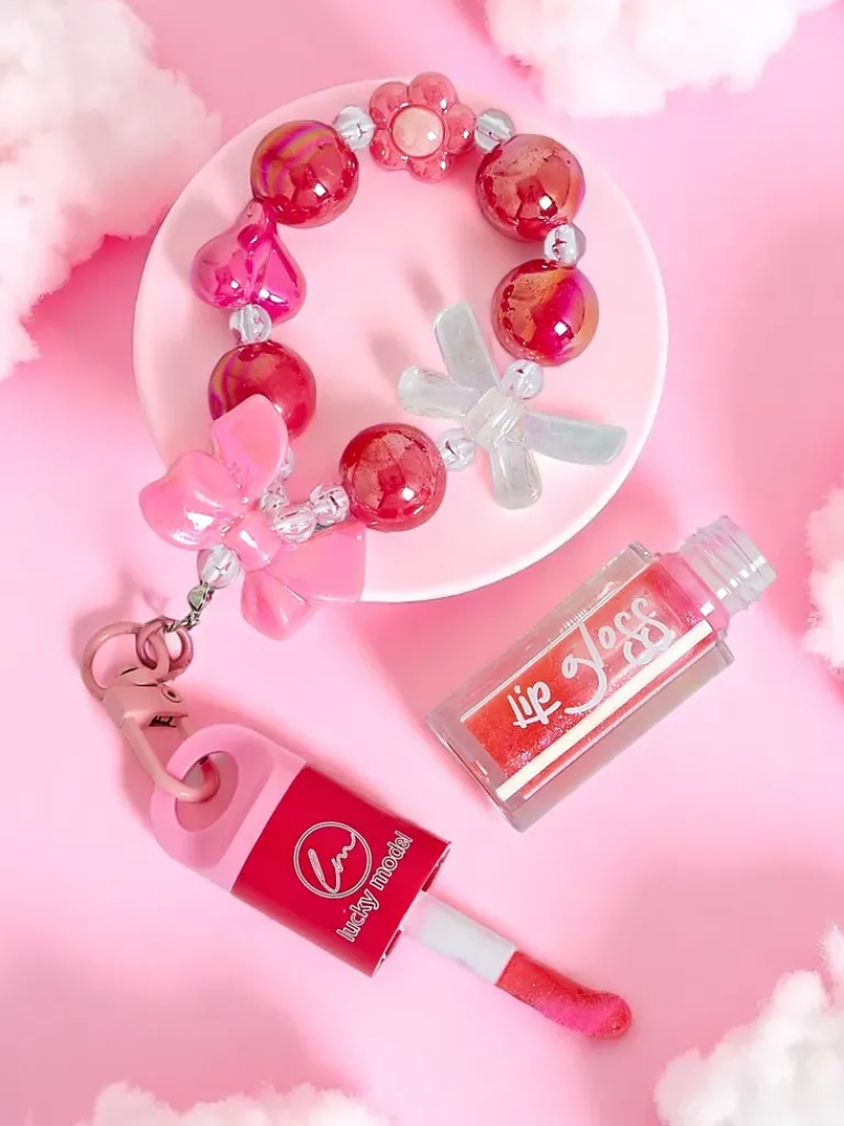 Clearance Błyszczyk do ust dla dzieci z bransoletką Strawberry Usta