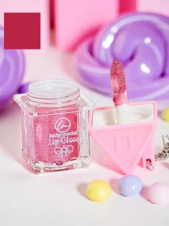 Błyszczyk do ust z brokatem kolor Rose Pink Usta