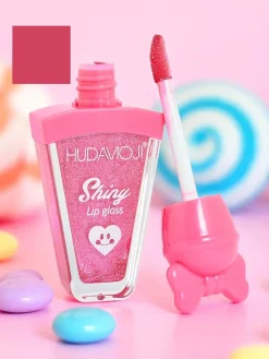 Błyszczyk do ust z brokatem kolor Fuchsia Usta