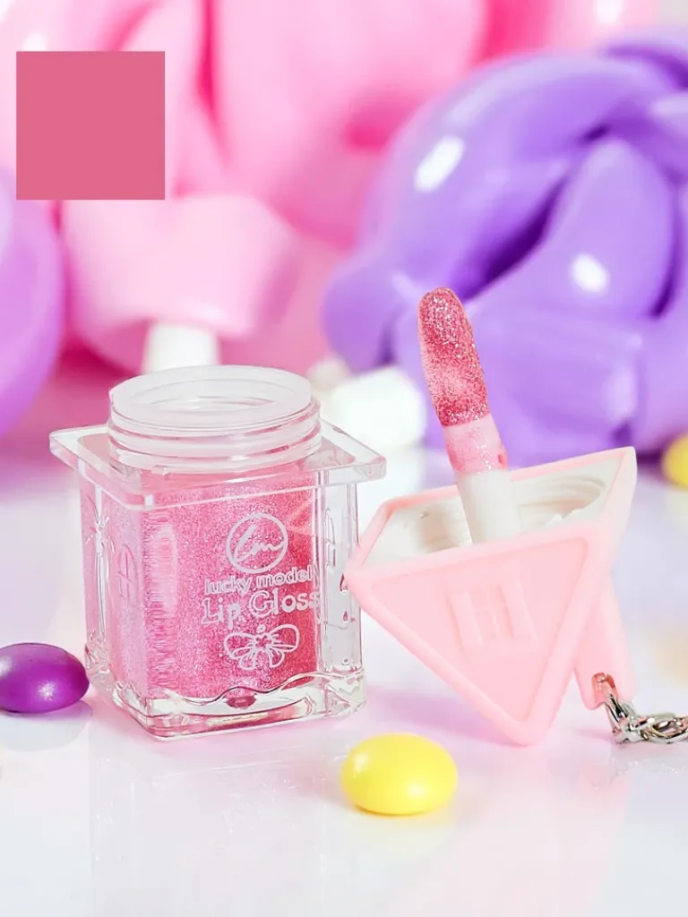 Sale Błyszczyk do ust z brokatem kolor Pink Usta