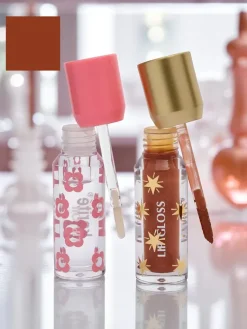 Outlet Błyszczyk z brokatem i błyszczyk bezbarwny 2w1 Soft Blush Usta