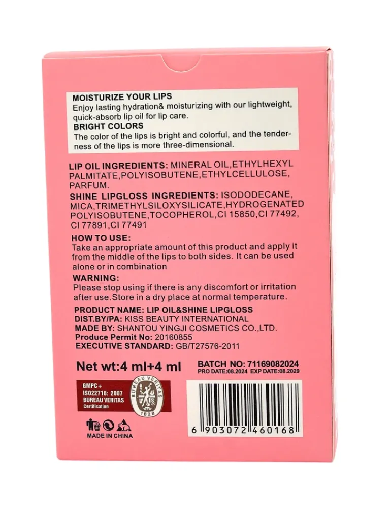 Outlet Błyszczyk z brokatem i błyszczyk bezbarwny 2w1 Soft Blush Usta