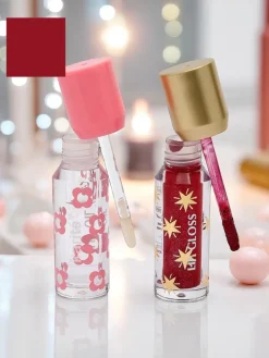 Best Błyszczyk z brokatem i błyszczyk bezbarwny 2w1 Ruby Woo Usta