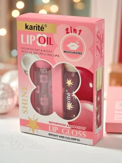 Best Błyszczyk z brokatem i błyszczyk bezbarwny 2w1 Ruby Woo Usta