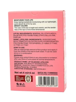 Best Błyszczyk z brokatem i błyszczyk bezbarwny 2w1 Ruby Woo Usta