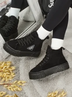 Calzature Fashi Mykonos Botki Z Grubym Ociepleniem|Botki Na Platformie