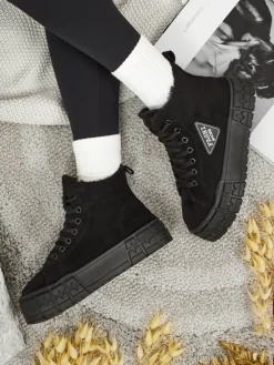 Calzature Fashi Mykonos Botki Z Grubym Ociepleniem|Botki Na Platformie