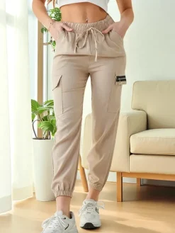 Best ChicBamboo Spodnie Jogger Vogue Spodnie Materiałowe