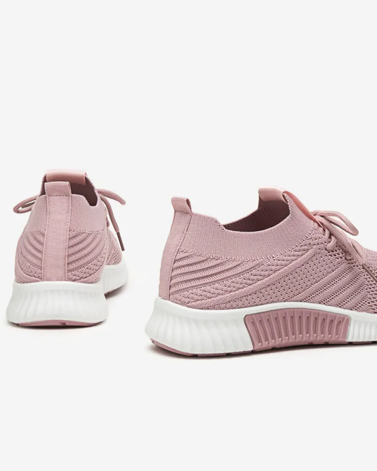 Online Ciemnoróżowe damskie buty sportowe Merisal - Obuwie Damskie Bieganie, Ćwiczenia I Trening