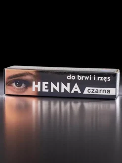 Sale Czarna henna do brwii i rzęs proszkowa Oczy|Twarz