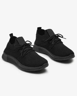 Czarne damskie buty sportowe Merisal - Obuwie Damskie Bieganie, Ćwiczenia I Trening