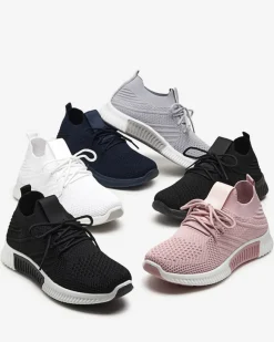 Czarne damskie buty sportowe Merisal - Obuwie Damskie Bieganie, Ćwiczenia I Trening