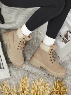 Clearance Damskie botki trapery Avienne Trapery|Botki Bez Ocieplenia