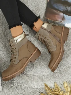 Best Damskie botki trapery Maestroe Trapery|Botki Sznurowane