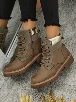 Best Damskie botki trapery Maestroe Trapery|Botki Sznurowane