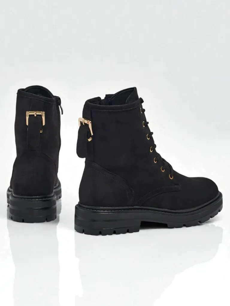 Discount Damskie botki trapery Thalira Trapery|Botki Z Delikatnym Ociepleniem