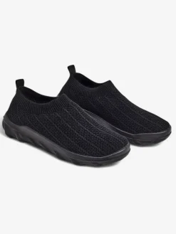 Discount Damskie sneakersy Andromeda Nero – czarne, lekkie buty tekstylne na płaskiej podeszwie Damskie Bieganie, Ćwiczenia I Trening