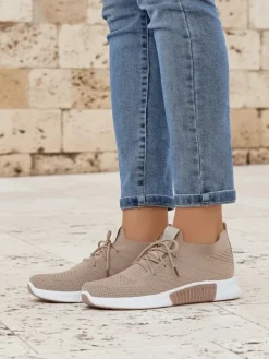 Damskie sneakersy Aristea płaski obcas tkanina 3 cm Damskie Bieganie, Ćwiczenia I Trening