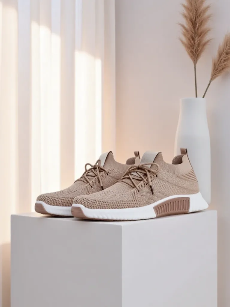 Damskie sneakersy Aristea płaski obcas tkanina 3 cm Damskie Bieganie, Ćwiczenia I Trening