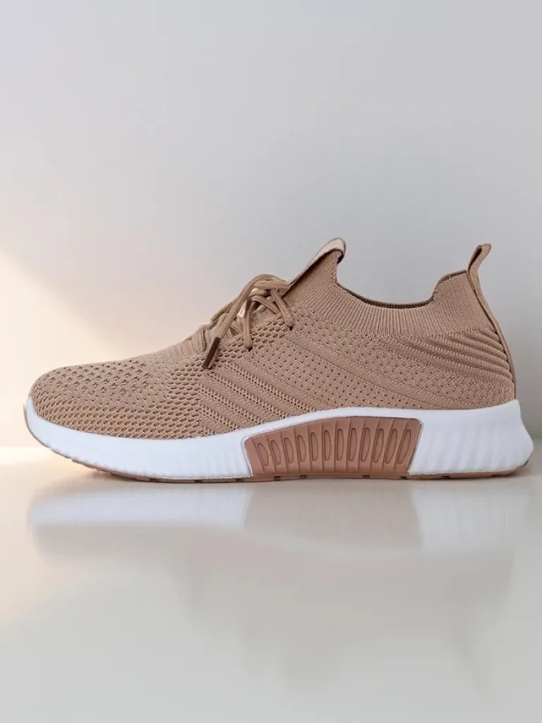 Damskie sneakersy Aristea płaski obcas tkanina 3 cm Damskie Bieganie, Ćwiczenia I Trening