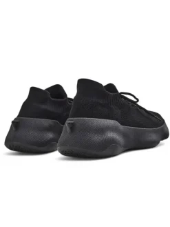 Damskie Sneakersy Aura Nero Czarne Tkaninowe na Plaskiej Podeszwie 4.5cm Damskie Bieganie, Ćwiczenia I Trening