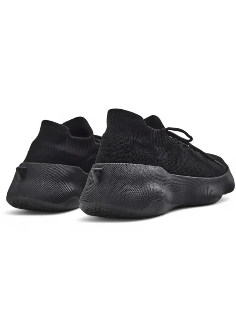 Damskie Sneakersy Aura Nero Czarne Tkaninowe na Plaskiej Podeszwie 4.5cm Damskie Bieganie, Ćwiczenia I Trening