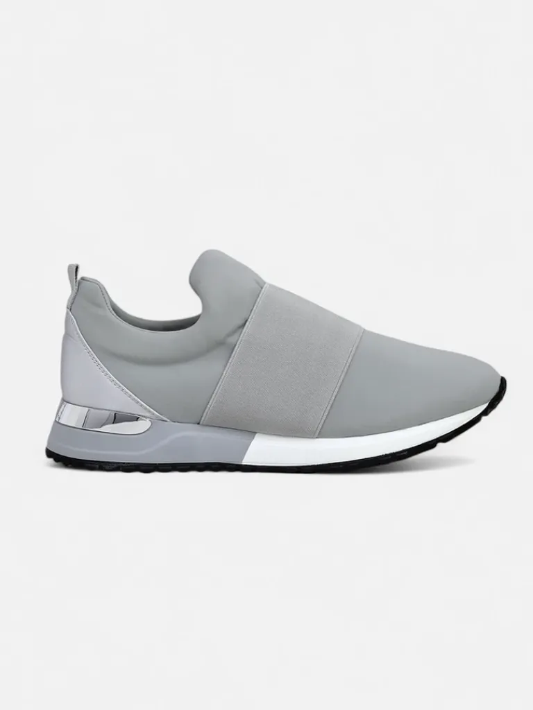 Discount Damskie sneakersy Selene Grigio płaska podeszwa modny styl Damskie Bieganie, Ćwiczenia I Trening