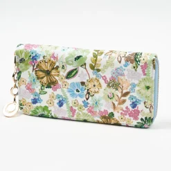 Online Duży damski kwiecisty portfel - Akcesoria Damskie Portmonetki