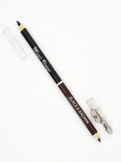 Best Dwukolorowa kredka do brwii z temperówką Brow Duo Shade Oczy